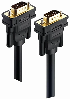 Кабель Ugreen VG101, VGA 15M/15M, 2m (11646 OEM)