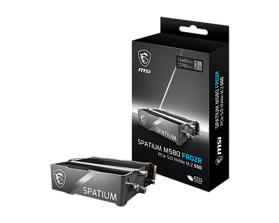 Твердотельный накопитель 2000Gb SSD MSI SPATIUM M580 FROZR M.2 2280 (SPATIUM M580 PCIe 5.0 NVMe M.2 2TB FROZR)