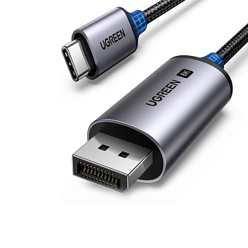 Кабель UGREEN USB 3.1(m) Type C на DisplayPort, 1m CM556 (25157)