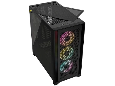 Корпус Corsair iCUE 4000D RGB AirFlow Tempered Glass Black (CC-9011240-WW)