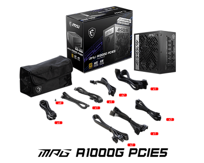 Блок питания MSI MPG A1000G PCIE5 1000W (MPG A1000G PCIE5)