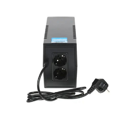 Источник бесперебойного питания Ippon Back Basic 650 Euro, 650VA, 360Вт, управление по USB, без комплекта кабелей (383323)