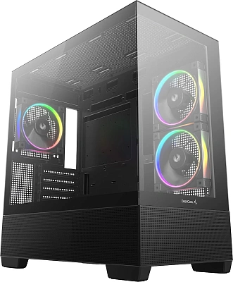 Корпус DeepCool CG380 3F, Black (R-CG380-BKAGM3-G)