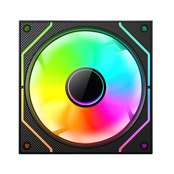 Вентилятор для корпуса Wintek 1236-B-12 ARGB, Black (1236-B-12 ARGB)