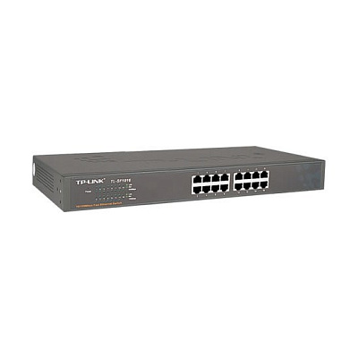 Коммутатор TP-Link TL-SF1016 16-портовый 10/100 Мбит/с монтируемый в стойку коммутатор (TL-SF1016)