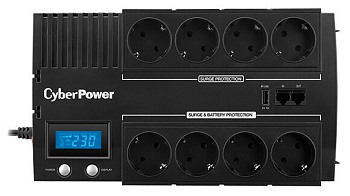 Источник бесперебойного питания, CyberPower BR1200ELCD (BR1200ELCD)