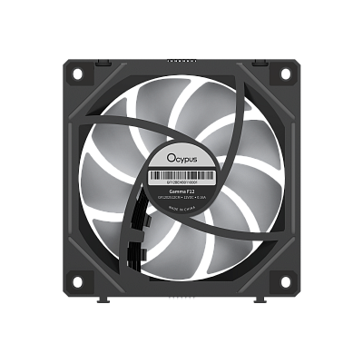 Вентилятор для корпуса Ocypus Gamma F12 UNI BK ARGB REVERSE BLADE (Gamma-F12-BK1AM01U-GL)