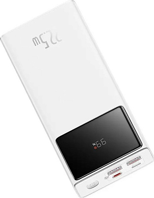 Портативный внешний аккумулятор Baseus Star-Lord 20000mAh, 22.5W - White (PPXJ080002)