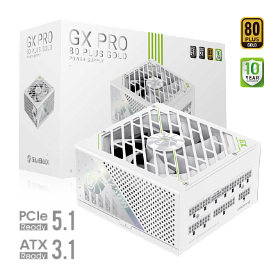 Блок питания Gamemax GX PRO 1250G WH Gold (2121-1250B0026)