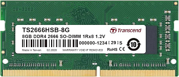 Память оперативная Notebook Transcend TS2666HSB-8G DDR4 8GB 2666 MT/s (TS2666HSB-8G)