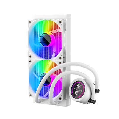 Кулер с водяным охлаждением 1STPLAYER TS4 240 WHITE (TS4-240-WH)