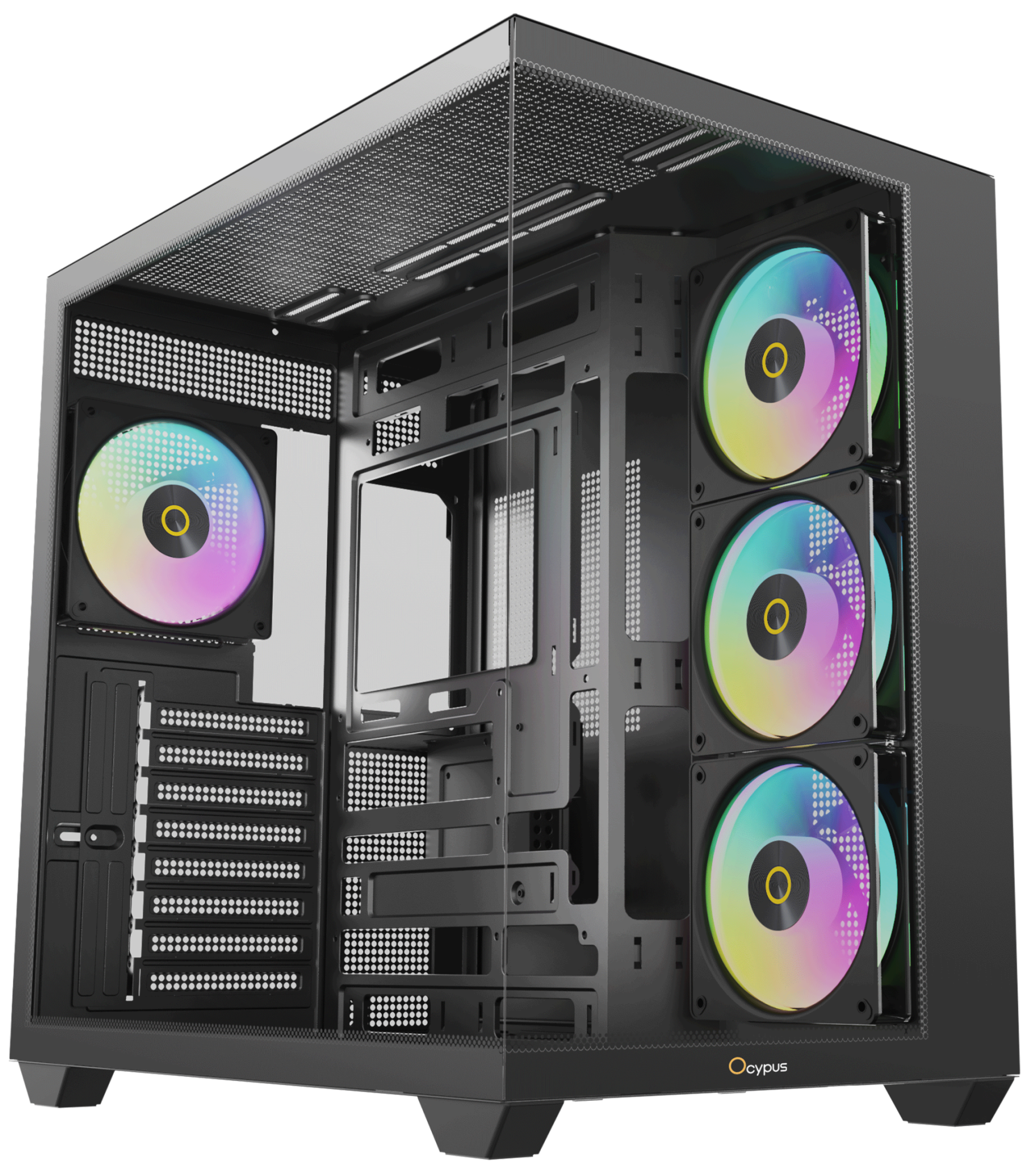 Корпус Ocypus Gamma C74 BK (Gamma-C74-BKD400XX-GL)
