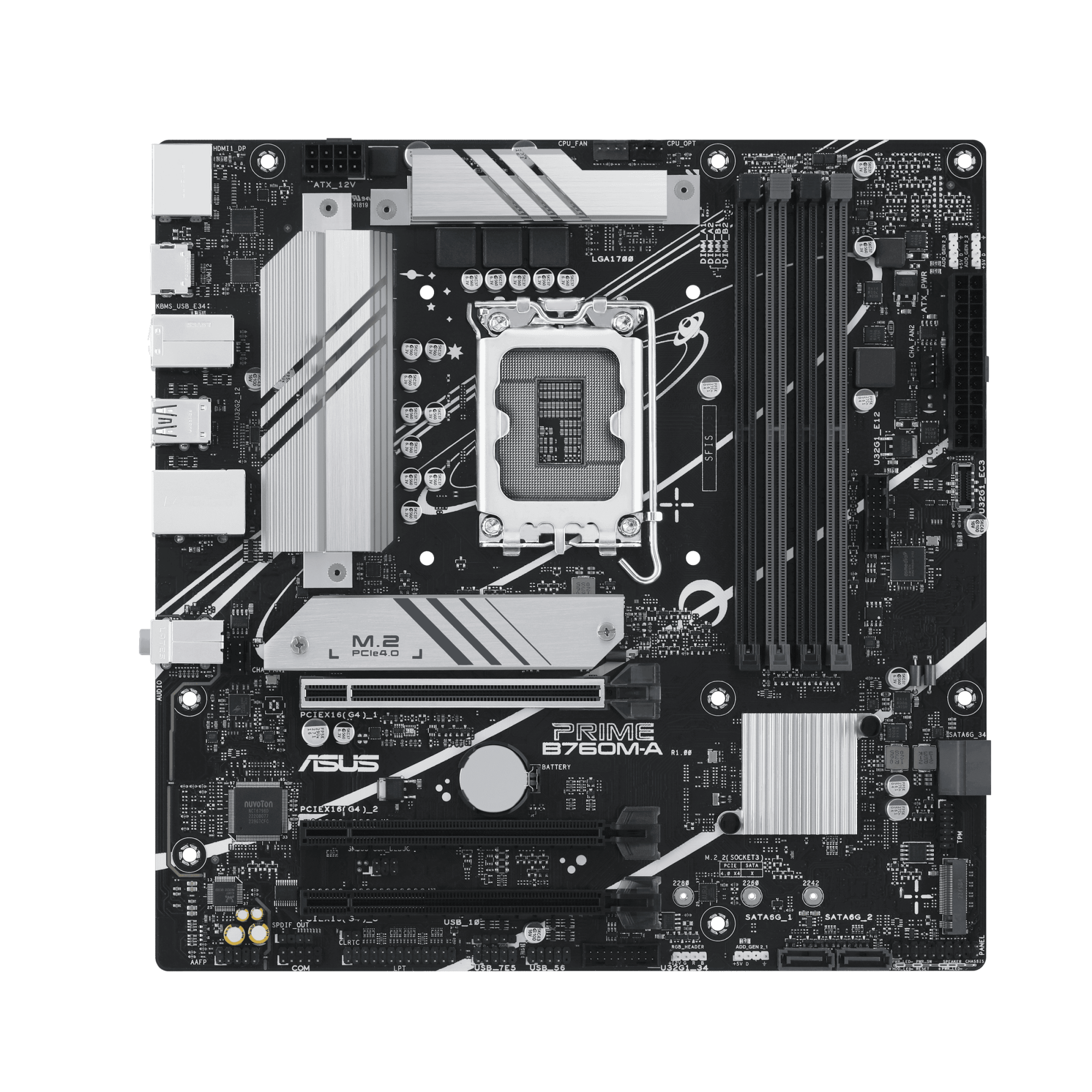  Материнская плата ASUS Prime B760M-A-CSM (90MB1EK0-M0EAYC/90MB1EK0-M1EAYC)