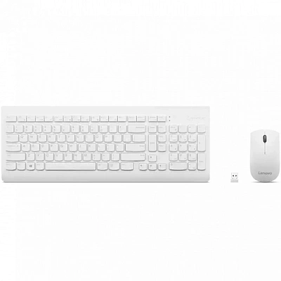Клавиатура и мышь Lenovo 510 Wireless Combo Keyboard & Mouse White (GX31F38001)
