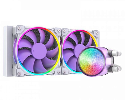 Жидкостная система охлаждения ID-Cooling PINKFLOW 240 DIAMOND PURPLE 1700 (PINKFLOW 240 DIAMOND PURP)