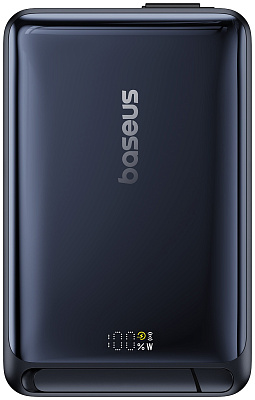 Портативный внешний аккумулятор Baseus Nomos Qi2, 10000mAh 45W - Black (P10078800123-01)