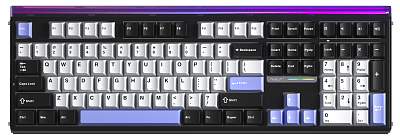 Клавиатура AULA H108, White+Black+Blue (H108)