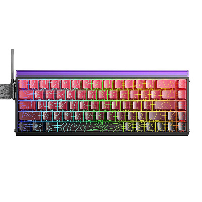 Клавиатура AULA HERO68HE, Black King switch, Black-Red (HERO68HE BRBG)