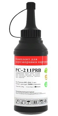 Тонер Pantum PC-211PRB + чип черный для PC-211/PC-211EV (PC-211PRB)