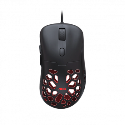 Мышь игровая AOC GM510B 6 кн. 16000 dpi, USB2.0 кабель 1.8 м Черный GM510B (GM510B)