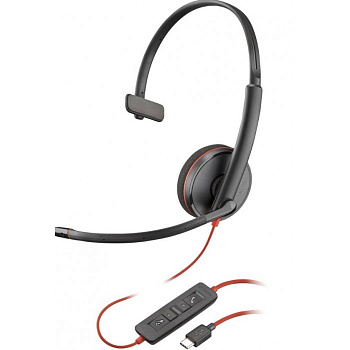 Наушники Poly BLACKWIRE,C3210 USB-C (8X214AA)