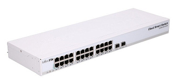 Коммутатор Mikrotik CRS326-24G-2S+RM (CRS326-24G-2S+RM)