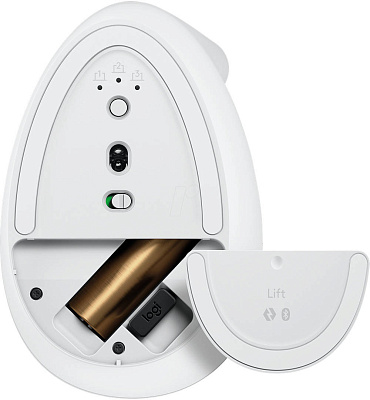 Мышь беспроводная Logitech LIFT PALE GREY (910-006475)