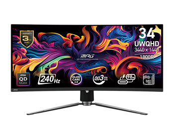 Монитор MSI MPG 341CQPX QD-OLED 34" (MPG 341CQPX QD-OLED)