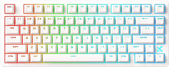 Клавиатура MCHOSE Jet 75 E-sport, White, Kailh Magnetic God Switch (MC-Jet75-8)