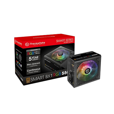 Блок питания Thermaltake Smart BX1 RGB 550W (Bronze) (PS-SPR-0550NHSABE-1)