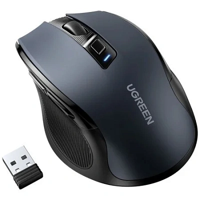Мышь оптическая беcпроводная MU006 Black UGREEN (90545)