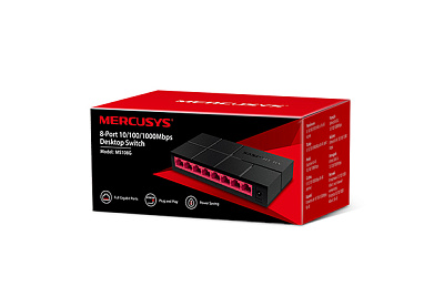 Коммутатор Mercusys MS108G (MS108G(EU) V2.3)