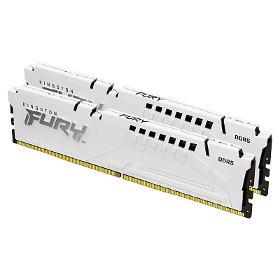Оперативная память Kingston Fury Beast White Expo DDR5 - 2x 16ГБ 5600МГц (KF556C36BWEK2-32)