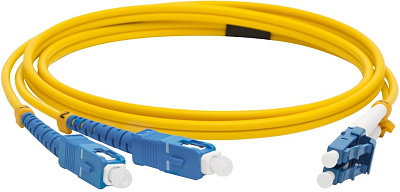 Патч-корд оптический TWT, PVC, дуплексный, LC/UPC-SC/UPC, SM OS2, 2.0 м (TWT-2LC-2SC/SU-2.0)