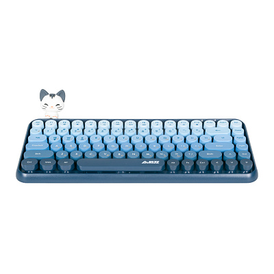 Клавиатура Ajazz 308i Cat Gradient Blue (308i/Cat/Blue)
