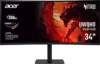 Монитор Acer Nitro XV345CURX0bmiipphx 34", Black (UM.CX5EE.001)