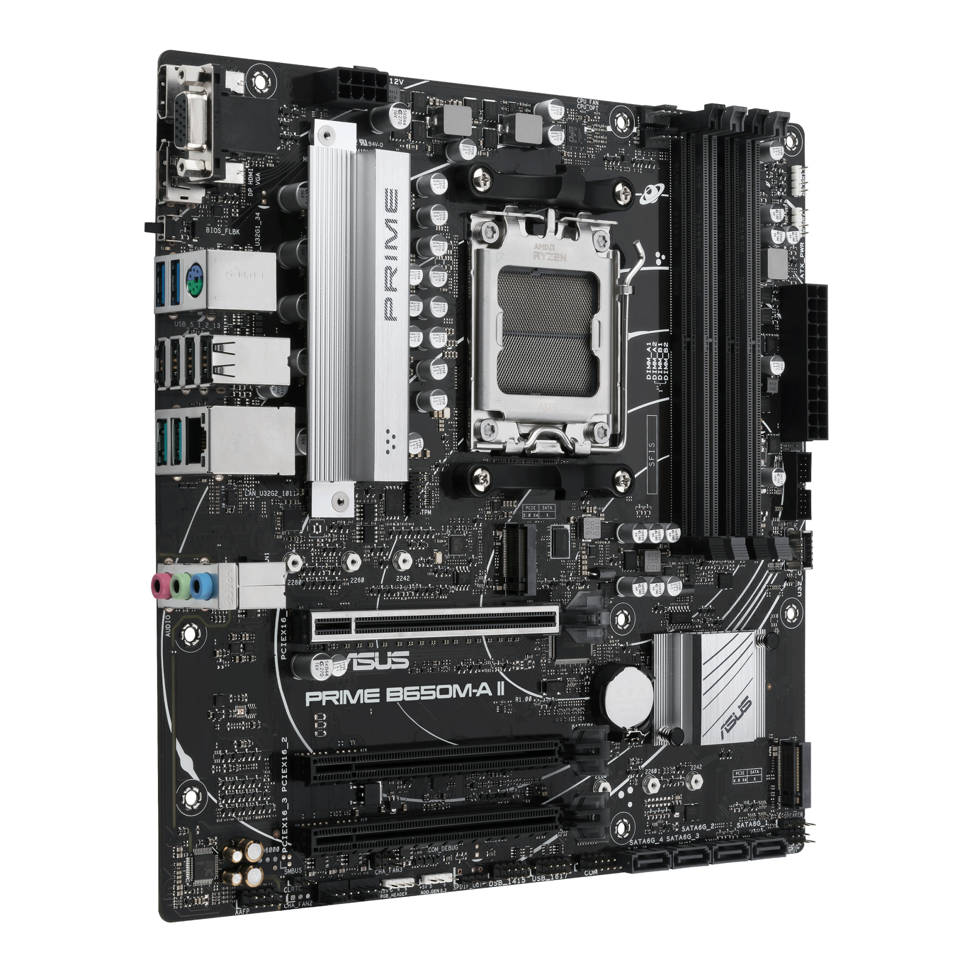  Материнская плата Asus Prime B650M-A II, AM5, mATX (90MB1EH0-M0EAY0)