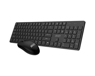 Комплект клавиатура + мышь MSI FORGE K200 WIRELESS COMBO Черный (FORGE K200 W COMBO)