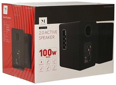 Колонки Music Public Kingdom BS100 (2.0), Black (BS100 BLACK)