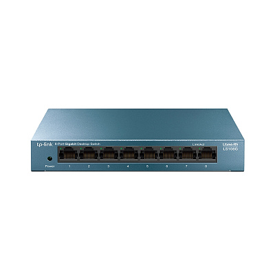 Коммутатор GbE  8-портовый Tp-Link TL-LS108G LiteWave  (LS108G(UN))