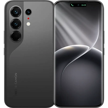 Смартфон TECNO Camon 50 Ultra 5G, 256+12 GB Moonshadow Black (CN7c/256/12GB/Moonshadow Black)