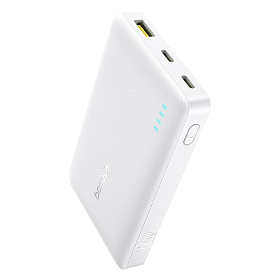 Портативный внешний аккумулятор Baseus EnerFill FP21, 10000mAh 22.5W - White (P1008210D213-00)