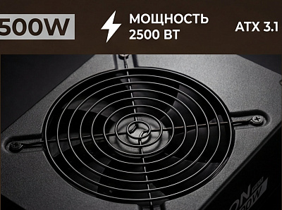 Блок питания FSP CANNON PRO 2500W, ATX 3.1, Platinum (FSP2500-57APB)