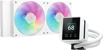 Кулер с водяным охлаждением Deepcool MYSTIQUE 240 WH ARGB (R-LX240-WHDSNMCP-G-1)
