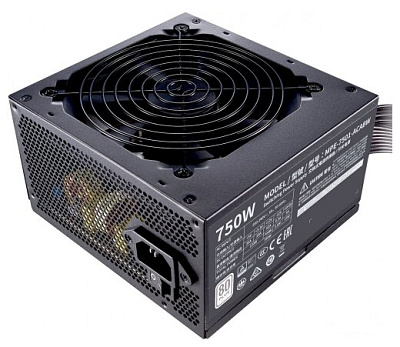 Блок питания CoolerMaster MWE V2 750 WHITE 750W 240V Active PFC, КПД >85% MPE-7501-ACABW-EU (MPE-7501-ACABW-EU)