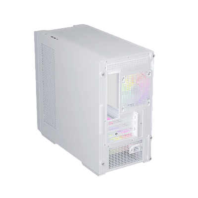 Компьютерный корпус 1STPLAYER AU6 White (AU6-WH-2FA7-14-W-2FA7R-W-1FA7-W)