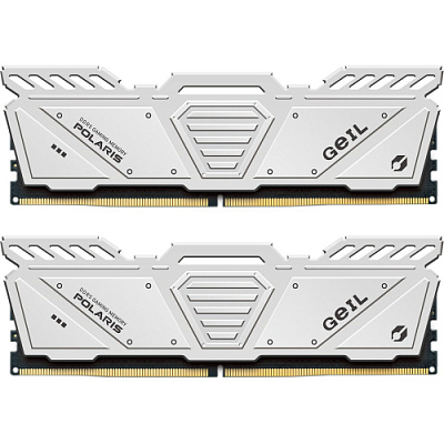 Оперативная память с RGB подсветкой 32GB Kit (2x16GB) GEIL POLARIS RGB 5600Mhz DDR5 GOSW532GB5600C46DC White (GOSW532GB5600C46DC)