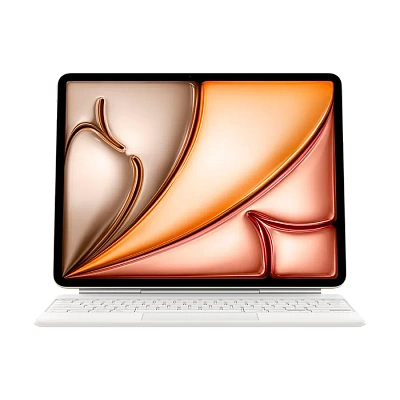 Чехол с клавиатурой Magic Keyboard белая для iPad Air 13 (M4) (MDFW4RS/A)