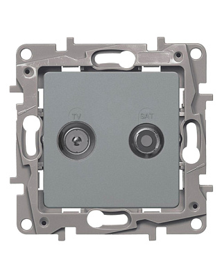 Legrand 672457 Розетка TV/SAT 2каб АЛЮ ETIKA (672457)