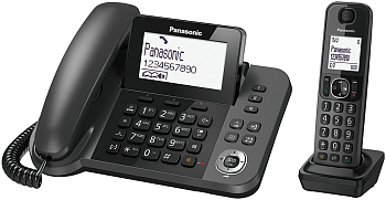Радиотелефон PANASONIC KX-TGF310 (RUM) Черный металлик (KX-TGF310RUM)